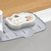 Faucet Mat Kitchen Sink Silicone Splash Pad Drainage Waterstop Bathroom Countertop Protector Quick Dry Tray