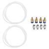 2*PTFE PTEE трубка 4*PC4 M6 быстроразъемный фитинг+4*PC4 M10 прямой пневматический фитинг Push