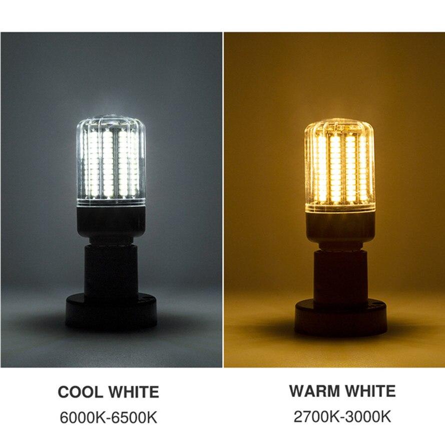 E14 Светодиодная лампа для кукурузы E27 Светодиодная лампа для кукурузы 110 В Лампада Led Bombillas 5736 Ампула AC85 ~ 265 В 3,5 Вт 5 Вт 7 Вт 9 Вт 12 Вт 15 Вт 20 Вт