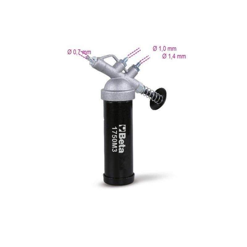 MINI GREASING GUN WITH 3 NOZZLES - BE 1750M3