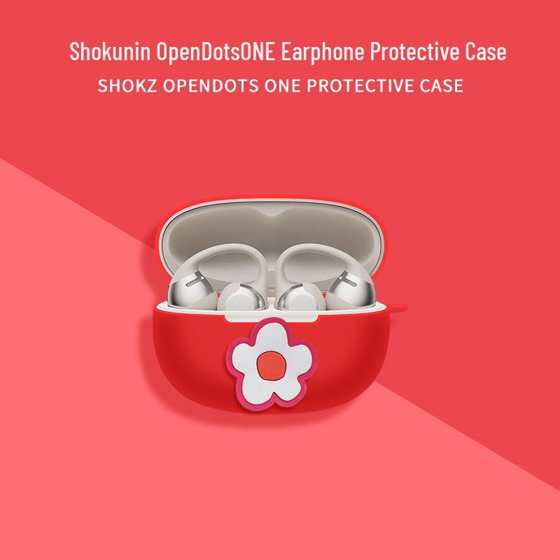 Applicable Shokz OpenDots ONE Bluetooth Earbuds Case with Shokz E310 Dynamic Titanium Ring Protective Shell