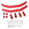 1 Pair Metal Front Rear Shell Column for Traxxas Slash 4x4 1 10 RC Car Front Rear Shell PillarRed