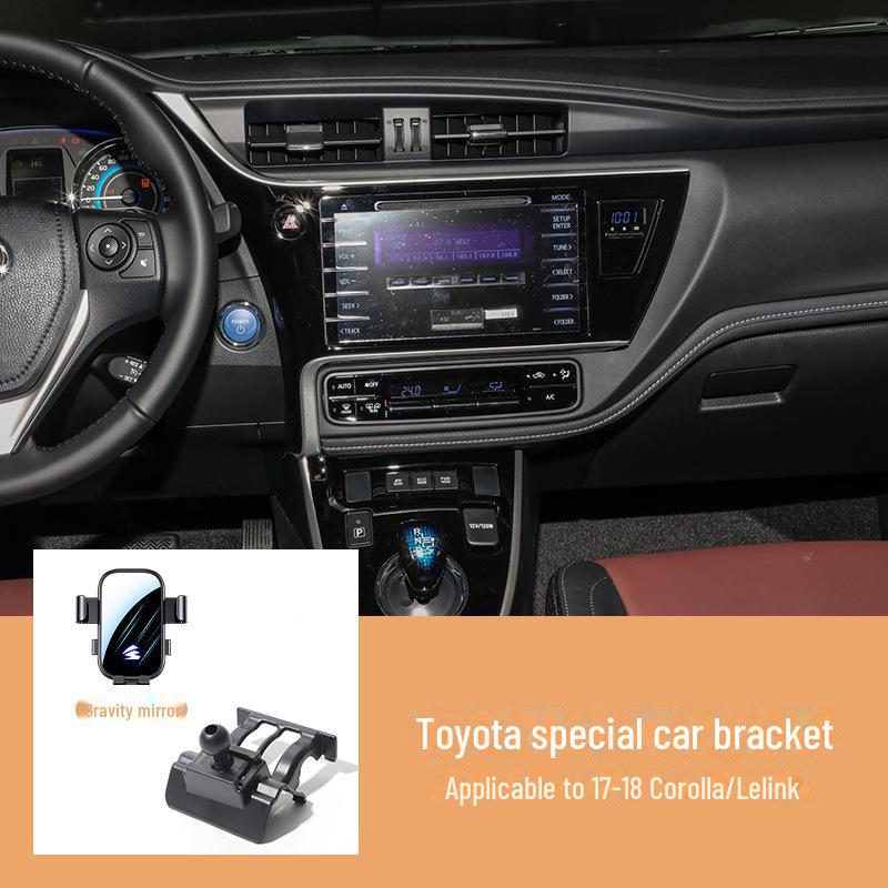 «Автомобильный держатель телефона для Toyota Camry, Corolla, Ralink, RAV4, Rongfang — горизонтальный экран, бесшумная конструкция»