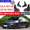 Передние и задние 4 шт. брызговики для NWE Mercedes Benz CLA W118 C118, брызговики, крылья, брызговики, автомобильные аксессуары-