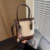 Contrasting Color Bag Women's New Fashion Versatile Shoulder Bag Handbag