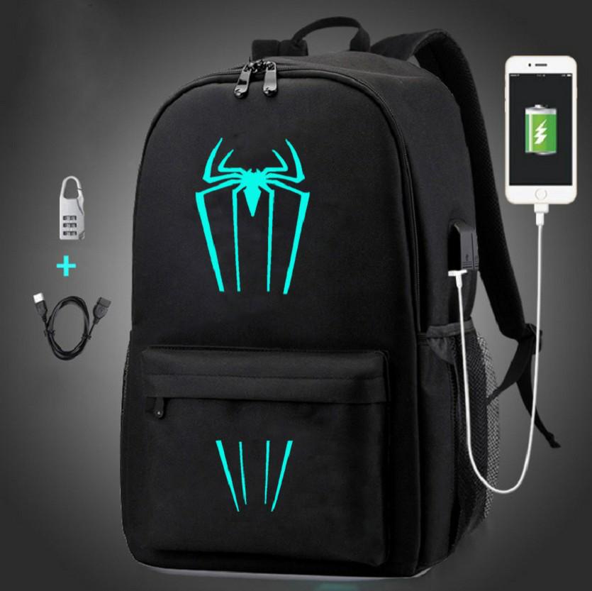 Светящийся USB-рюкзак с музыкальной функцией в корейском стиле для студентов: Унисекс сумка для ноутбука и школы