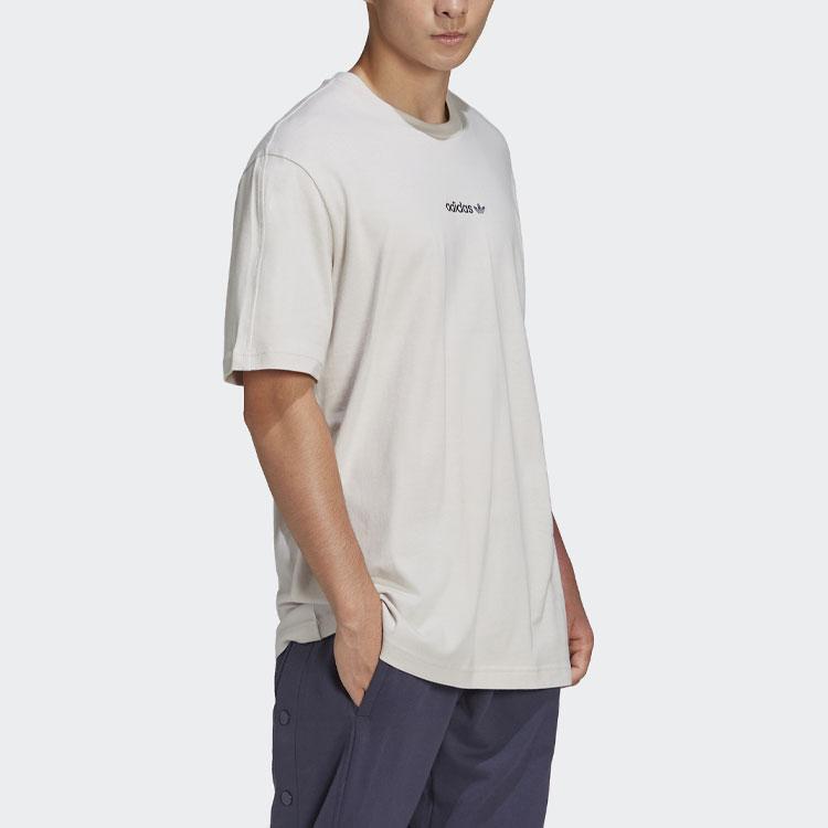 adidas Футболка Originals Clover с коротким рукавом и круглым вырезом, мужские топы, белая HN0385