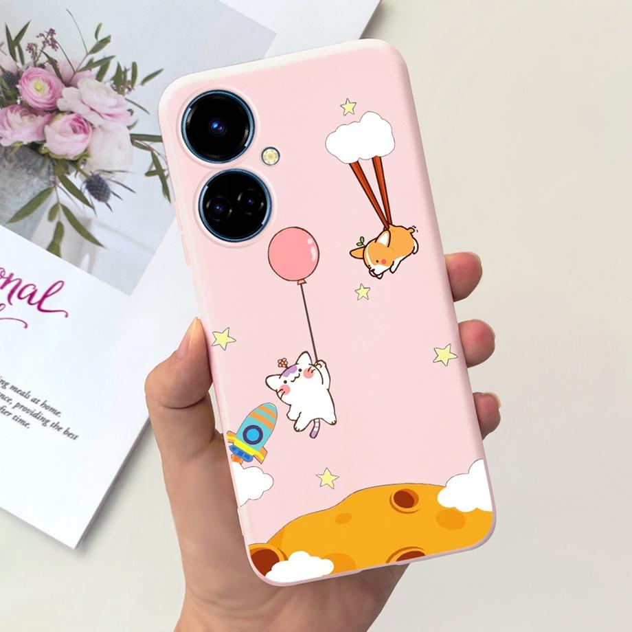 Чехол для телефона Tecno Camon 19 Pro Противоударный Мягкий ТПУ Бампер Для Camon 19 Neo Camon19 Pro 5G Силиконовый Чехол Funda Женская Мода