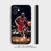 Чехол для телефона с баскетбольным мячом для iPhone 17,16,15,14,13,12, J-Jordan 23,11,X,XR,XS,Plus,Mini,Pro,Max Мягкий черный Ударопрочный чехол