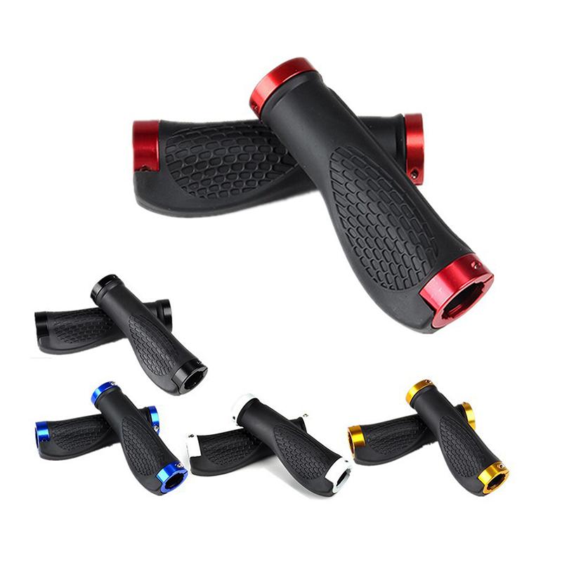 Bicycle Grips Soft Rubber For Mountain Bike Shockproof Anti-Slip Handlebar Cover Lock On Ergonomic Cycling Handle Bar Parts