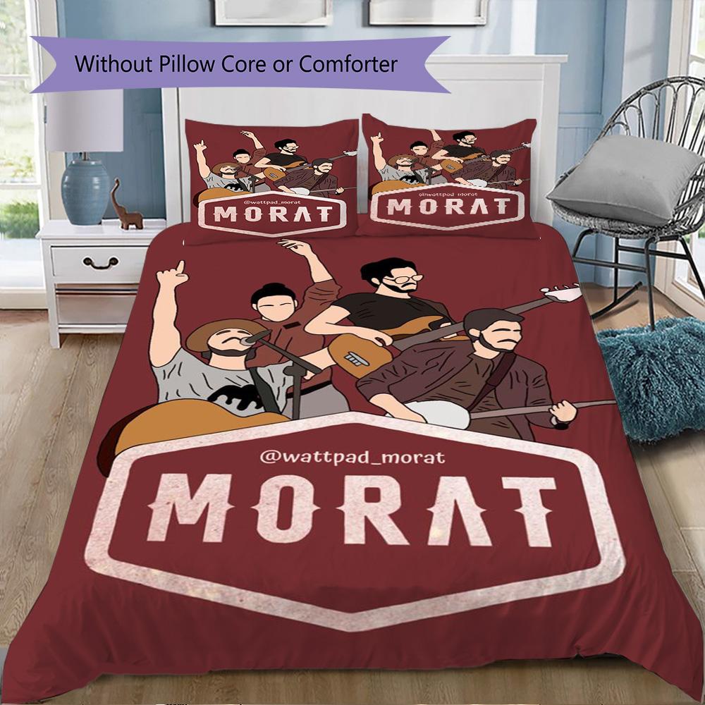 Morat glitter style Pattern Bedding,Quilt Set Quilt Cover Pillowcase Home Birthday Gift (1*duvet cover+2*pillowcase,without core)XSJT0917430