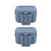 2PCS Waterproof Bait Cooler Box 9*6*5.5cm Fishing Bait Box Fishing Live Bait Box  River Fishing