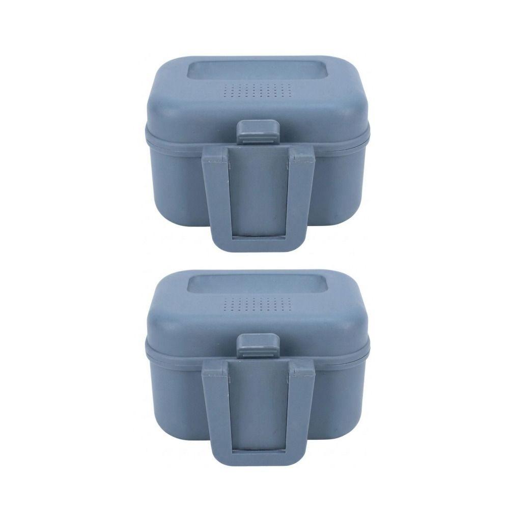 2PCS Waterproof Bait Cooler Box 9*6*5.5cm Fishing Bait Box Fishing Live Bait Box  River Fishing
