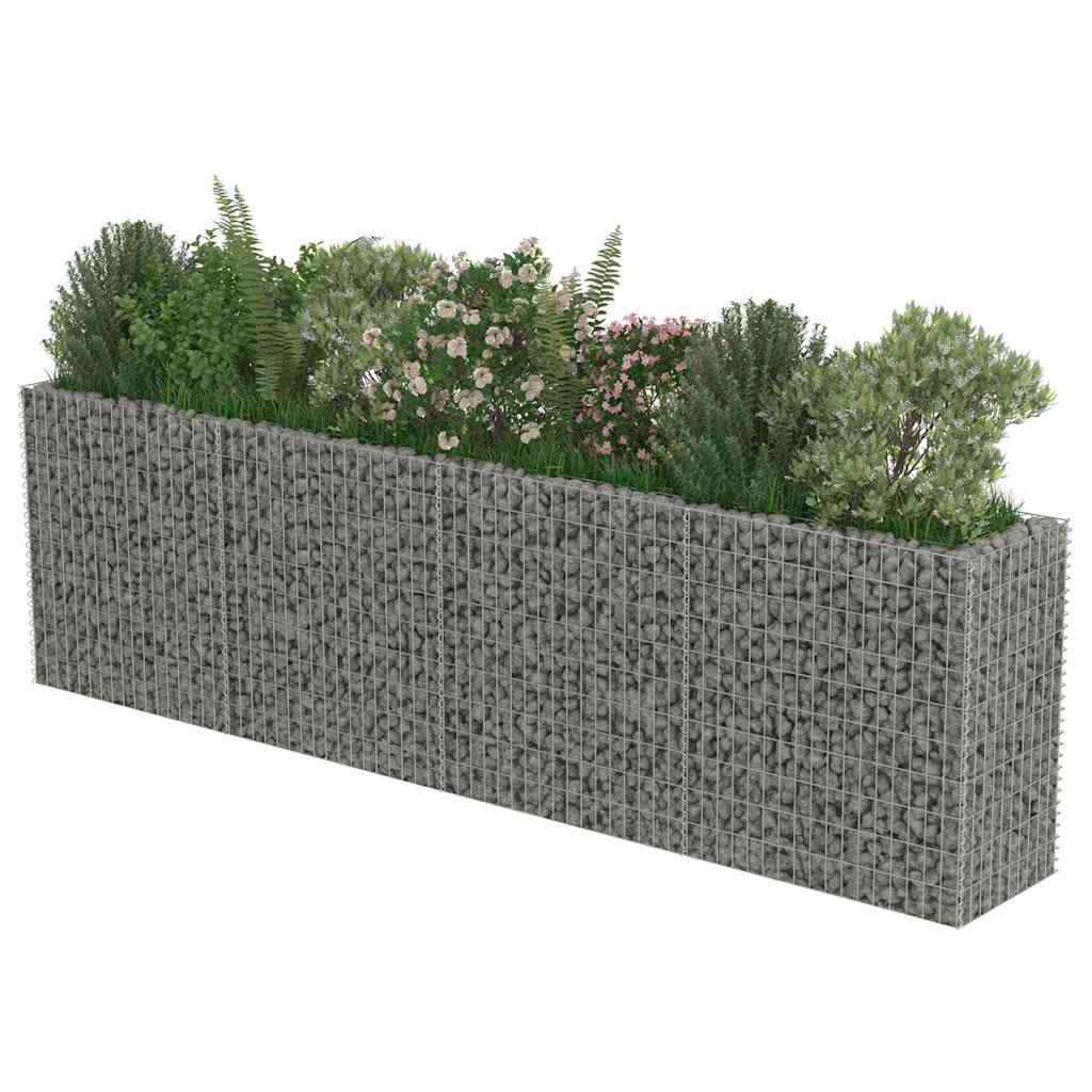 Gabion Raised Bed Galvanized Steel 360 * 50 * 100 cm