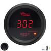 2" 52mm Water Temp Gauge Celsius / Fahrenheit Temperature Car Meter Red LED Black Case
