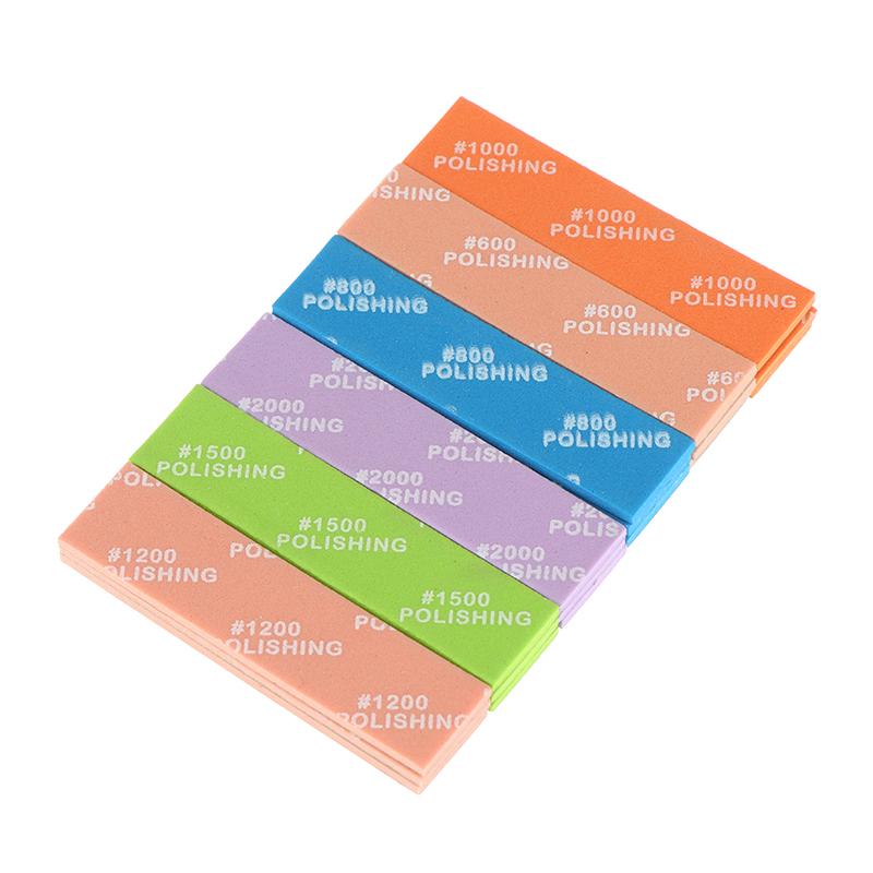 9 шт. Ms-E400-2000 Полужесткие шлифовальные палочки для инструментов для изготовления моделей Пластиковая модель Полировальный стержень Хобби DIY Ремесло