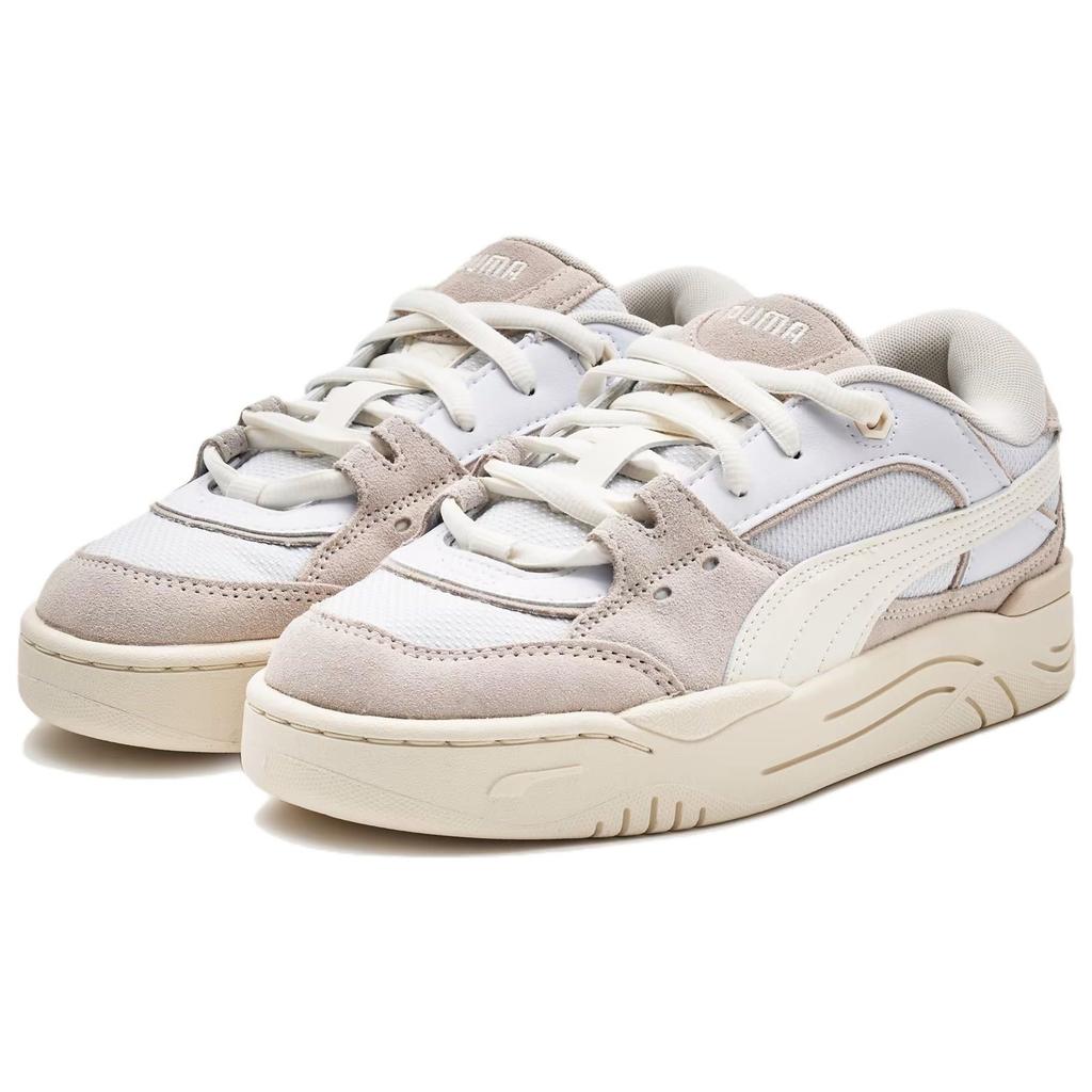 Puma 180 Удобные Повседневные Низкие Кроссовки Унисекс Кроссовки Серые Белые 389267-08