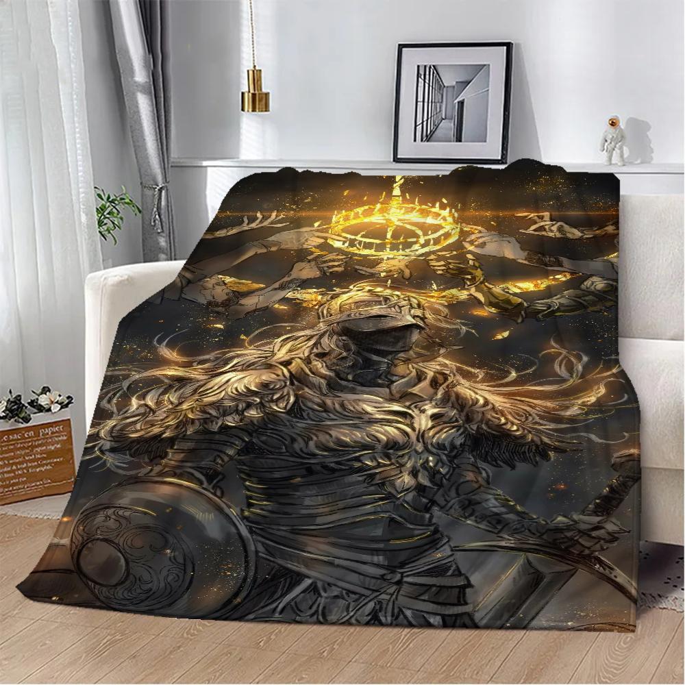 Мягкие пушистые одеяла для зимы Hhe Elden Rings Nap Blanket для декоративного дивана Покрывало на кровать Nordic Throw Blanket Fleece