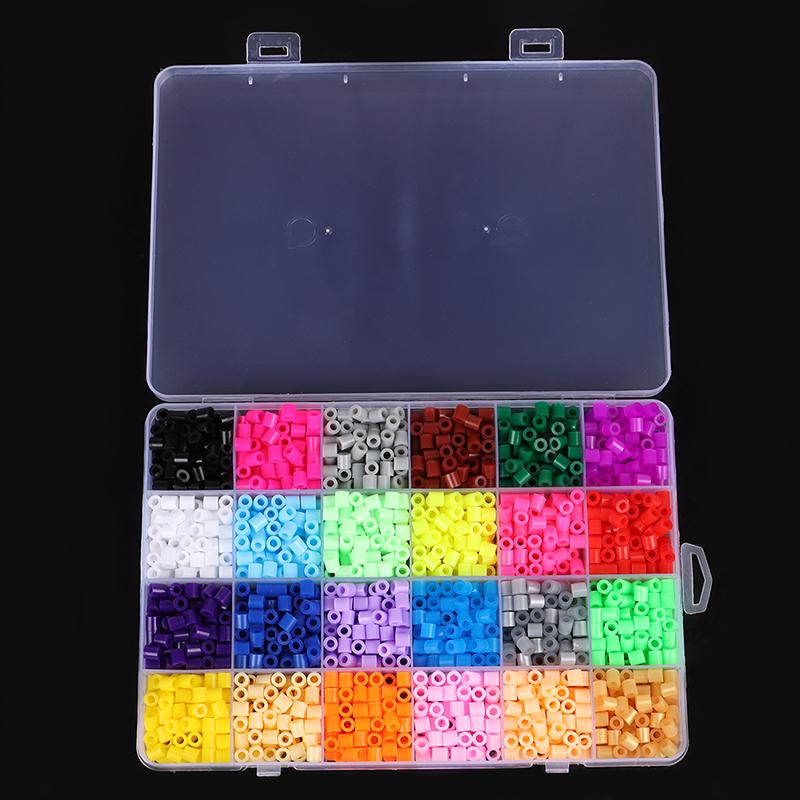 24 цвета, 5 мм, бусины Хама, игрушечные бусины-предохранители для детей, 3D-игрушки ручной работы своими руками