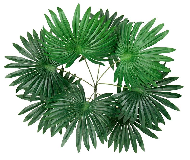 Artificial Green Plants: Large Banana Leaves, Monstera, Spring Feather, Areca Palm & Fan Tail Palm for Home and Garden Decor
