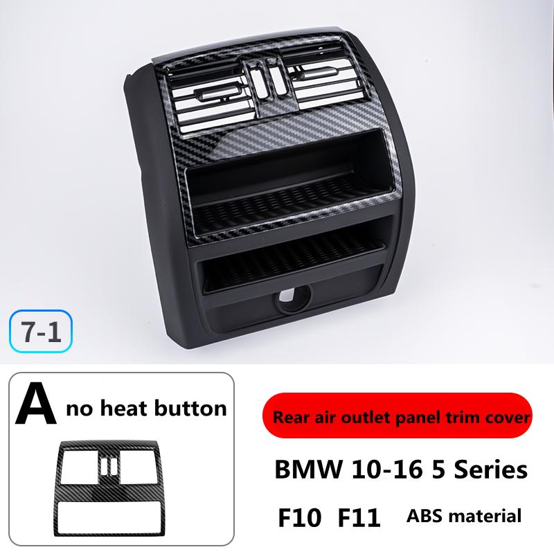 Для BMW 10-16 5 серии F10 F11 внутренняя отделка из углеродного волокна, модифицированная отделка рулевого колеса из углеродного волокна