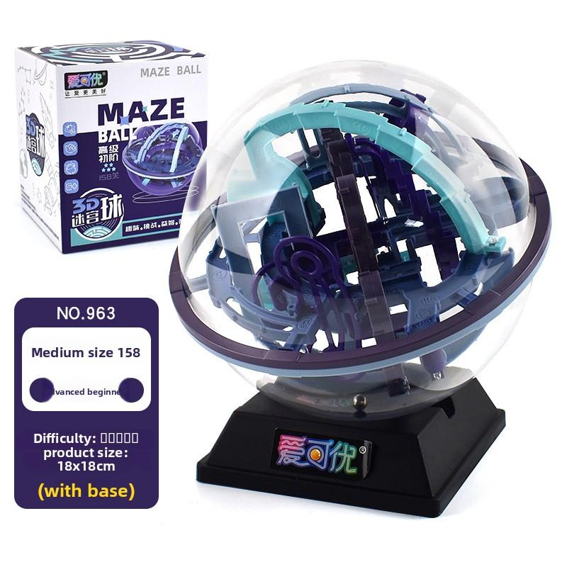 Space Gravity 3D Maze Ball - Large, 100/118/299 Levels Balance Marble Puzzle Educational Kids Toy