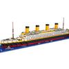 1860 Pcs Titanic Cruise Ship Model Boat DIY Diamond Legoinglys Building Blocks Bricks Kit Children