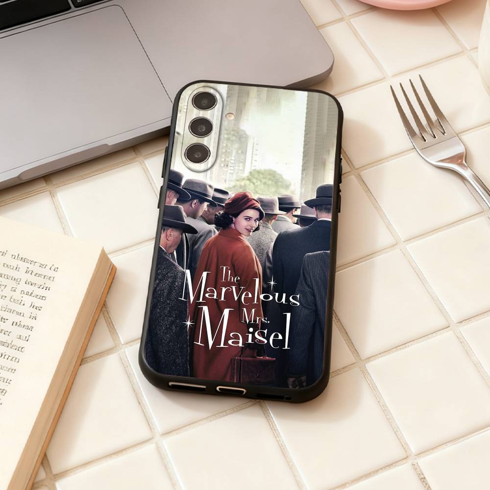М-Чудесная миссис. Чехол Maisel для Samsung Galaxy A73, A72, A71, A70, A53, A52, A51, Другие, Мягкий черный корпус
