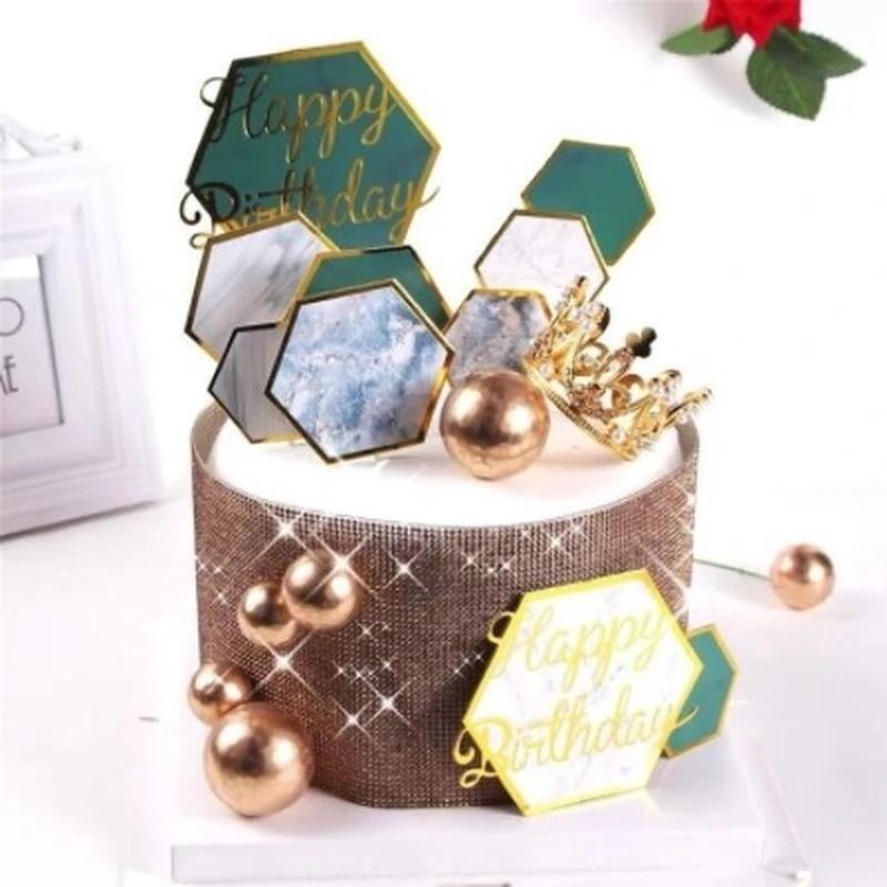 Мини-корона, украшение для торта, топпер принцессы, жемчужная тиара, детские украшения для волос для свадьбы, дня рождения, украшения торта