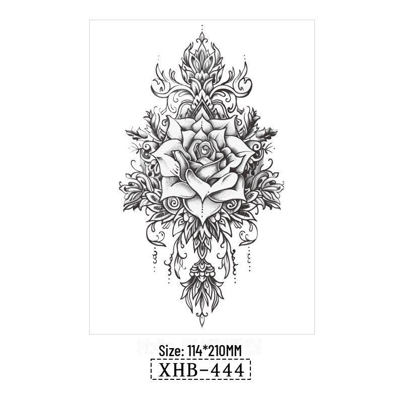 3D реалистичные временные татуировки-наклейки с изображением бабочек, тигров и змей