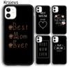 Мягкий чехол Krajews Best Mom Ever для iPhone 14 5 SE 6s 7 8 plus X XR XS 11 12 13 pro max Samsung Galaxy S21 S22 ultra