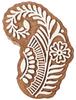 IBA Indianbeautifulart Textile Printing Block Paisley Motif Hand Carved Wooden Stamp Wood Block Printing Textile Stamp