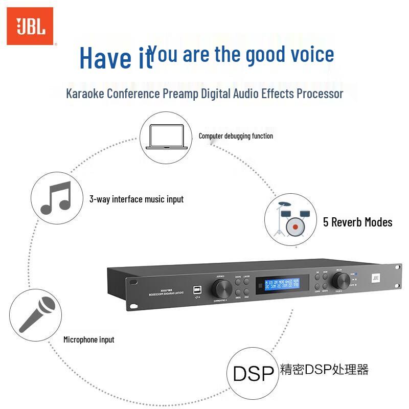 JBL RMP1600K Digital Karaoke Preamplifier Processor