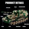 Вторая Мировая Война Военные Армейские Солдаты Вторая Мировая Война Jagdpanzer Tiger/P Истребитель танков Строительные Блоки Кирпичики Детская DIY Игрушка Рождественский Подарок