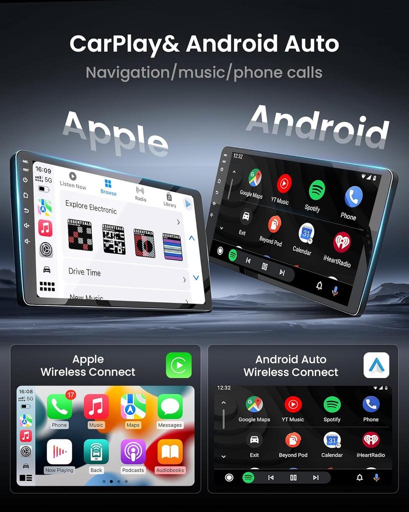 Android 14 Carplay 2DIN Car Radio Multimedia Video Player For Honda CR-V 2002 - 2005 Navigation GPS Stereo DSP 360 Camera DVD BT