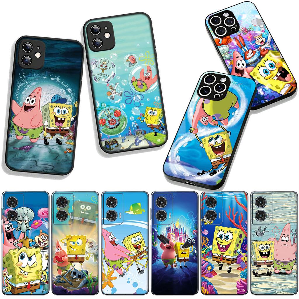 S-Sponges Bobs S-SpongeBobs s-SquarePant Case for Samsung Galaxy A36 A17 A26 A07 A35 A54 A53 A13 A33 A34 S9 S20 S21 FE S10 Plus