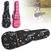 21 Inch Ukulele Bag 10mm Sponge Soft Case Oxford Cloth Musical Note Pattern Hawaii Guitar Waterproof Backpack