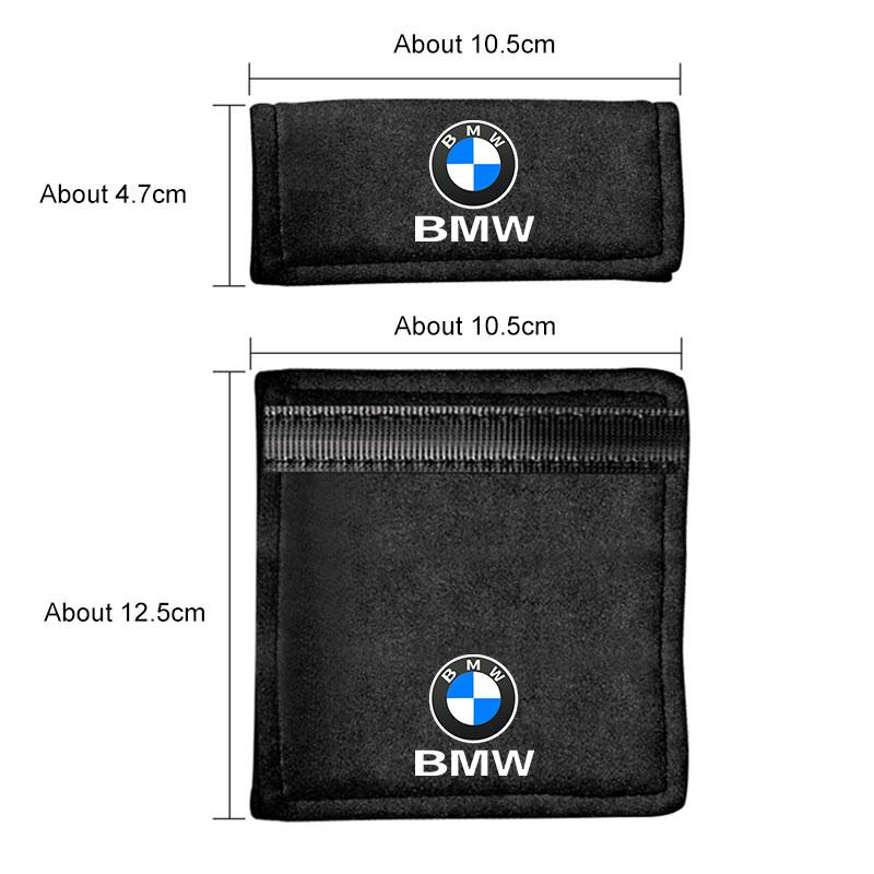 BBJE7 Suede Car Roof Armrest Pull Gloves Handle Protective Cover For BMW X1 X2 X3 X5 X4 X6 X7 1 3 5 6 7 Series E60 E90 E70 G20 G30 G70
