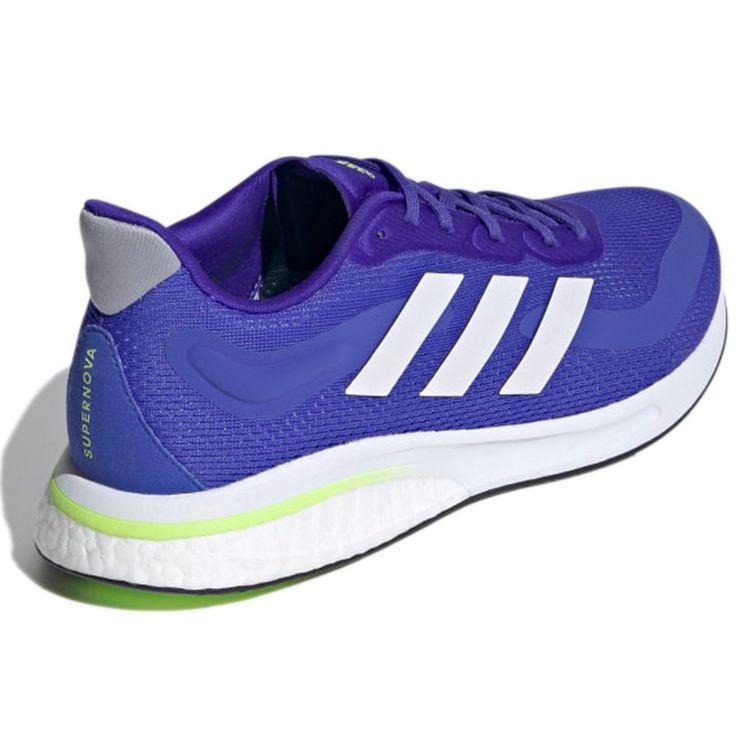 Adidas Мужские кроссовки Supernova Sonic Ink Blue Cloud-White Signal-Green S42725