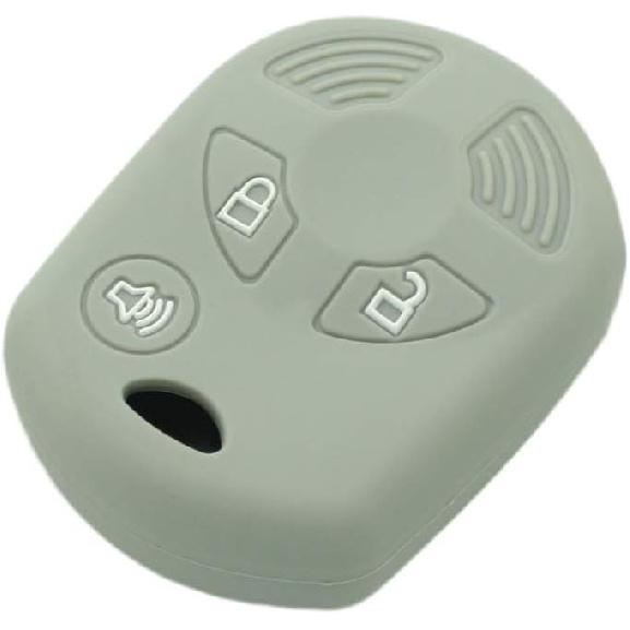 SEGADEN Silicone Cover Protector Case Holder Skin Jacket Compatible with Ford Edge Escape Expedition Explorer F-150 Flex Ranger Windstar 3 Button