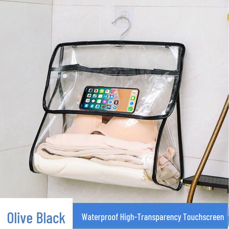 Водонепроницаемая подвесная сумка для душа для хранения одежды и телефона