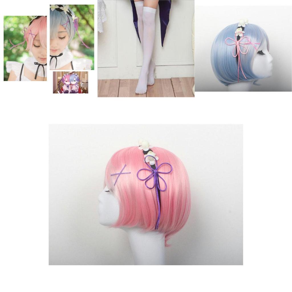 Элегантный Re:Zero Начать жизнь в другом мире Близнецы Рэм/Рем Универсальное косплей платье горничной с подходящим головным убором