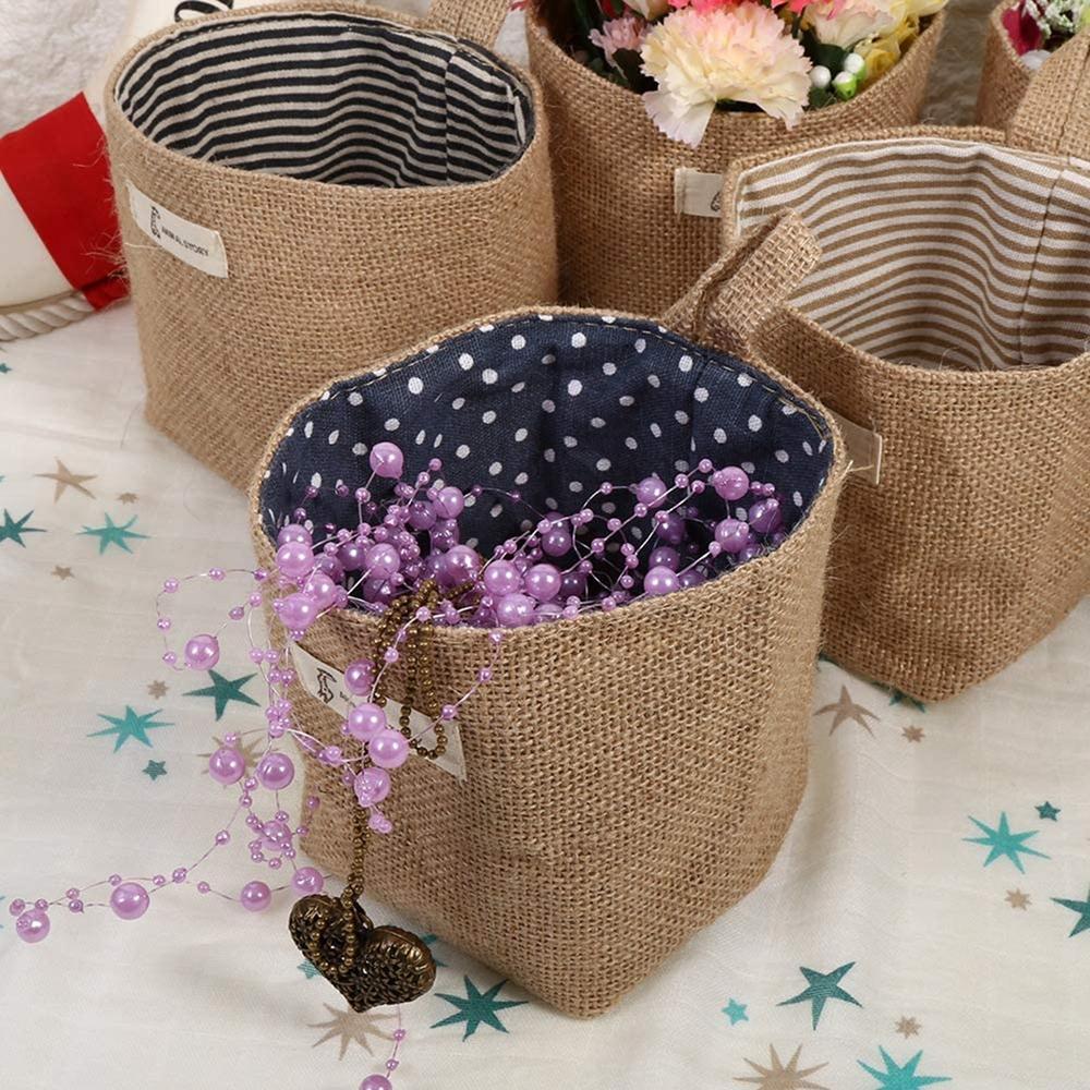 Подвесные сумки для хранения хлопка и льна Подвесные корзины Удобное хлопковое белье для спальни Ванная комната Для дома