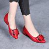Fashion Ladies Pumps Office Pointed Toe Moccasins Women's Shoes Red Footwear 2024 Trend High Quality Premium And Low Price On Sale