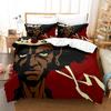 3d Printing Game Afro Samurai Bedding Set Cartoon Anime Three-piece Set Adult Kid Bedroom Duvet Cover Sets 3D Print Kawaii Girls
