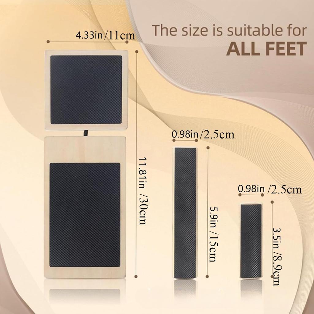 Деревянная балансировочная доска, растяжитель для ног, тренажер из цельного дерева, коррекция осанки, стабилизатор голеностопного сустава, балетная балансировочная доска