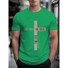 Mens Jesus Is King T-Shirts,The Way The Truth The Life Tops,Bible Verse Jesus Shirt,Mens Christian T-Shirt,Cross Vintage Tees