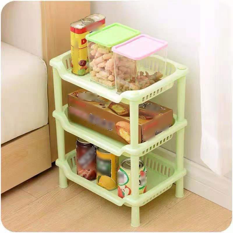 Bathroom Shelves Kitchen Small Storage Rack Bathroom Sundries Storage Rack Snack Rack Children's Toy Storage Rack Kitchen Organizers