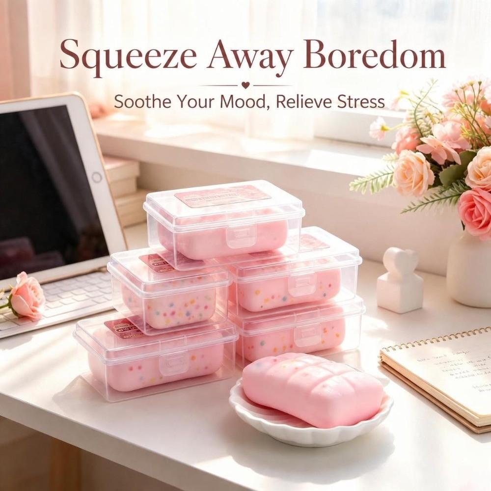 Donut Crispy Stress Balls Chocolate Crunchy Sound Ball Gift Sensory Squeeze Toy Relaxation Tool
