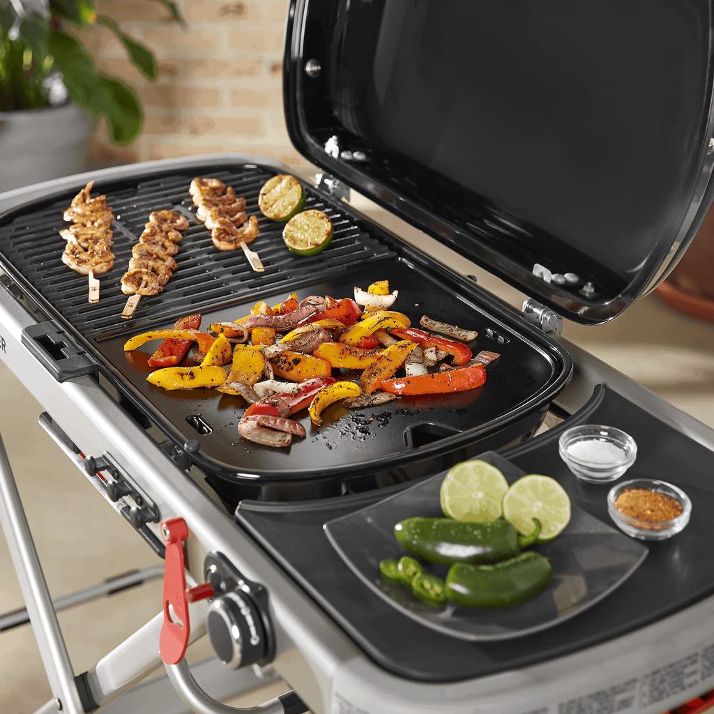 Портативный газовый гриль Weber BBQ WEBER TRAVELER Чугунная пластина-сковорода Японская 7034 [Оригинальный продукт, Гарантия 2 года]